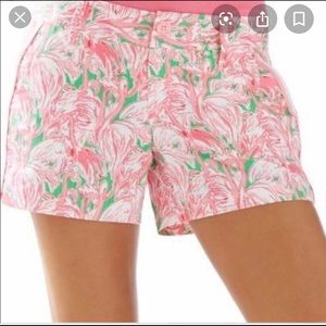 Lilly Pulitzer Flamingo Print Callahan Short 00
